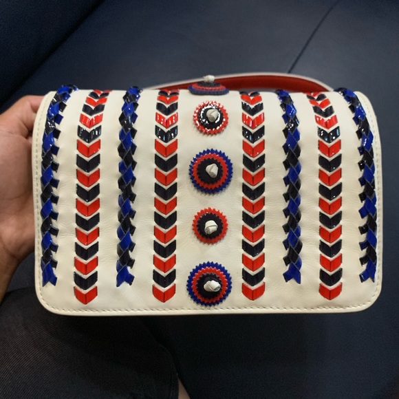 Tory Burch Handbags - TORY BURCH Braided All-Leather Crossbody Purse